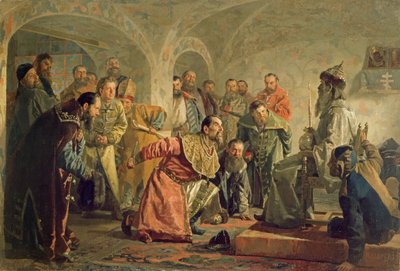 The Oprichnina at the Court of Ivan IV by Nikolai Vasilievich Nevrev